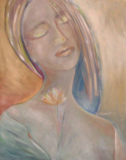 one flower